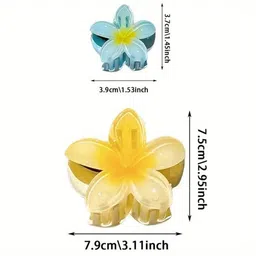 Elecsera Durable Elegant Set of 6 Claw Clips image 3