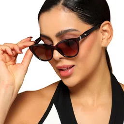 Eyejack by Voyage Women Cateye Sunglasses with UV Protected Lens 90151CL760-image-59