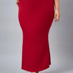 G Heist Plus Size Mid-Rise Mermaid Fit Saree Shapewear-image-55