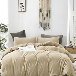 MORADO Camel Brown Single Bed Duvet Cover-image-59