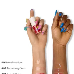 LAMEL Lets Glaze Hydrating Lip Oil with Applicator - Strawberry Jam 402 image 3