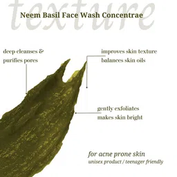 Rustic Art Neem Basil Face Wash Concentrate-125g image 4