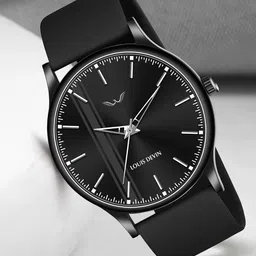 LOUIS DEVIN Men Brass Embellished Dial & Straps Analogue Watch LD-BK054-BLACK_NEW-picture-37