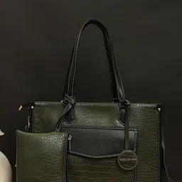 Bagsy Malone Animal PU Structured Tote Bag image 1