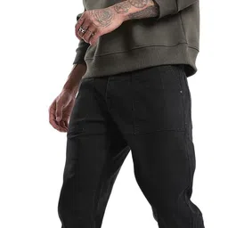 wrogn Men Full Sleeve Solid Sweatshirt image 2