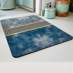 IVAZA Blue 1780 GSM Silicone Bath Rugs-picture-3