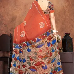 KALINI Geometric Printed Saree image 3