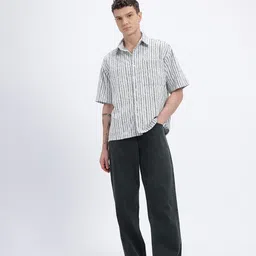 glitchez Striped Oversized Shirt image 3