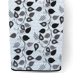 The Furnishing Tree Washing Machine Cover Petals Pattern Grey Compatible for Whirlpool 7.5 Kg Fully image 2