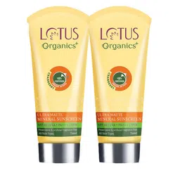 Lotus Organics+ Set Of 2 Ultra Matte Mineral Sunscreen With SPF 40- 100g Each image 1