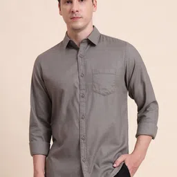JADE BLUE Slim Fit Pure Cotton Shirt-picture-24