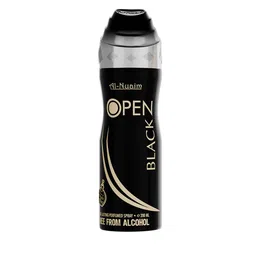 Al-Nuaim Open Black Alcohol Free Deodorant - 200 ml image 3