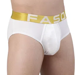 FASO Mid-Rise Anti-Odour Basic Briefs FA3018-White_S image 2