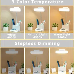 akr table lamp for Students with Pen Holder Desk lamp Table Lamp image 5