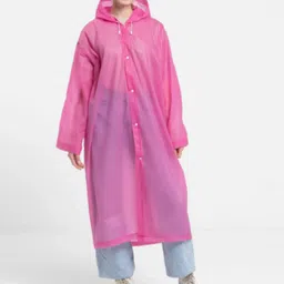 frankopolis Solid Women Raincoat image 1