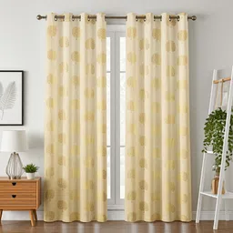 kiara creations 213 cm (7 ft) Door Velvet Room Darkening Curtain (Pack Of 2)-picture-12