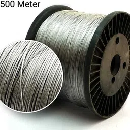 jaina clutch wire Jhatka Machine Fencing Clutch Wire For Boundary Electric Material 500 Mtr Portable Green House image 2