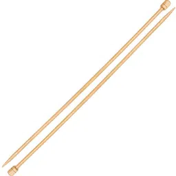 Bamboo Long Knitting Needles Knit Pin Length 33cm, 3.25 mm (No 10) Knitting Pin-image-33