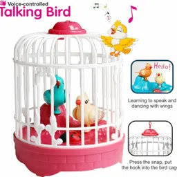 kivano Talking Bird Toy for Kids | Interactive Toy & Repeat What You Said-picture-12