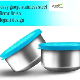 crosspan Fresh Meal Stainless Steel Lunch/Tiffin Box -2Container Insulated Bag 2 Containers Lunch Box image 4