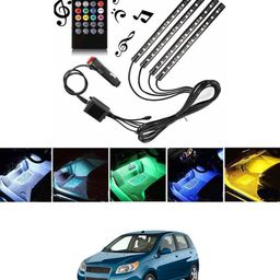 maties Universal Fit Multicolour 4 Pcs Stylish LED Atmosphere Light For Car -28 Fog Lamp Car LED for Chevrolet (12 V, 55 W)-picture-25