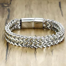 KARISHMA KREATIONS Silver-Plated Link Bracelet-picture-18