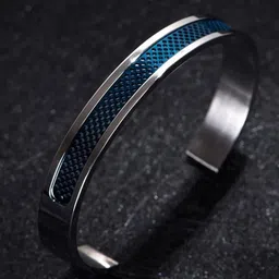 MEENAZ Men American Diamond Antique Gold-Plated Cuff Bracelet-picture-39