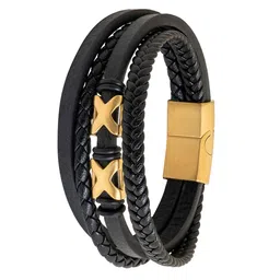 bodha Men Leather Wraparound Bracelet-picture-49