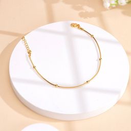 Yellow Chimes Gold-Plated Charm Bracelet-picture-0