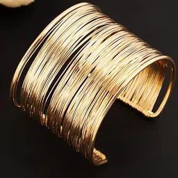 Jewels Galaxy Women Gold-Plated Bangle-Style Bracelet-picture-34