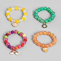 EL REGALO Girls 4 Beaded Elasticated Bracelets-picture-40