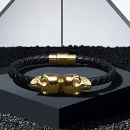Young & Forever Unisex Leather Wraparound Bracelet-picture-16
