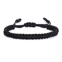 Yellow Chimes Unisex Black Adjustable Bracelet-picture-12