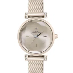 French Connection Women Embellished Dial & Stainless Steel Bracelet Style Straps Analogue Watch FCU5BRM-image-77