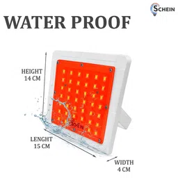 schein 30W Flood Light BIS Approved R-97001929 | Red Bright LED | Waterproof Outdoor Lamp (Pack of 1) Flood Light Outdoor Lamp image 3