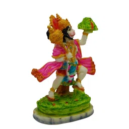 Gallery99 Green & Pink Lord Hanuman Showpieces image 3