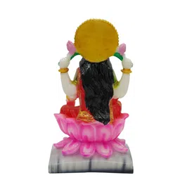 Gallery99 Red & White Goddess Maha Laxmi Idol Showpieces image 5