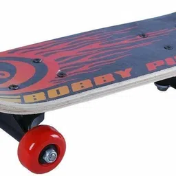 Wooden Skateboard for Kids (Ideal for 3 to 8 Years Kids), Multicolour & Design 5 inch x 17 inch Skateboard-image-27