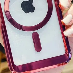 Luxury Kase Magnetic Soft iPhone 12 Pro Max Back Case image 3