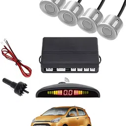 maties Universal Car Reverse Parking Sensor With LED Display ,Buzzer 102 4Parking Sensor Increased Safety For Passengers Silver 102 Parking Sensor-picture-13