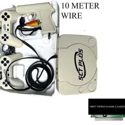 COUNTACH TV Classic 8bit Gaming Console Inbuilt Games 1 cassette extra & 10 meter wire Na GB with Contra, Super Mario Bros, F1 Race 40 to 50 games are different & others repeated image 4