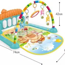 kovea Premium Quality 5 in 1 Indian Musical Keyboard Mat Piano Gym Mat (Pink) image 5