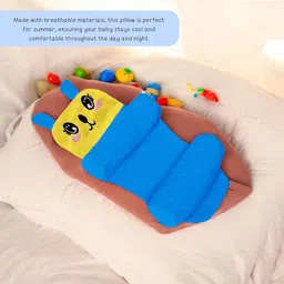 snugnibble Microfibre Baby Pillow Pack of 1 Animals Baby Pillow image 4