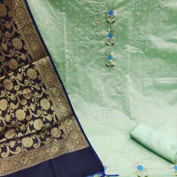 Maroosh Embellished Unstitched Dress Material image 2