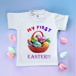 Cute Pals Kids-Unisex White Cotton Graphic Printed Tshirts image 2