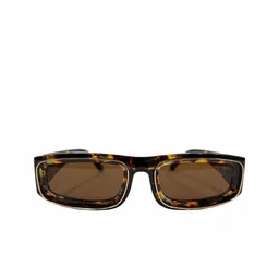 ZAADRAN Unisex Rectangle Sunglasses with Polarised and UV Protected Lens image 4