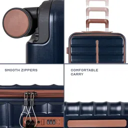 Assembly Odyssey Pro Blue Trolley Bag With Laptop Compartment Fits Up To 16 Inches image 3