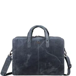 WildHorn Men Textured Leather Laptop Bag-image-51