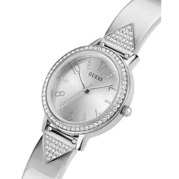 GUESS Women Embellished Dial & Bracelet Style Straps Analogue Watch GW0474L1 image 5