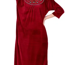 BOMBSHELL Embroidered Maxi Nightdress image 4